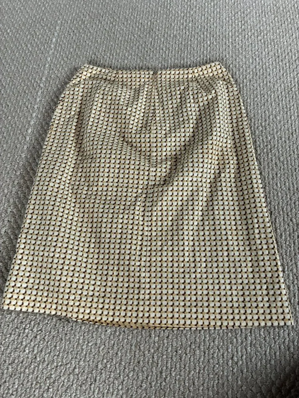 J Crew Vintage Pencil Skirt 4 Hong Kong Geometric Jacquard 90s Y2K